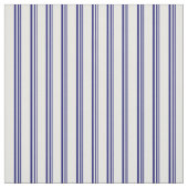 Midnight Blue en White Colored Lines Stof (Swatch)