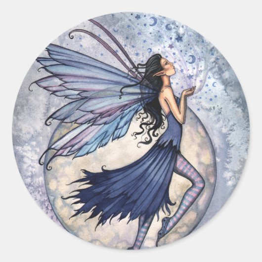 Midnight Blue Fairy Stickers van Molly Harrison (Voorkant)