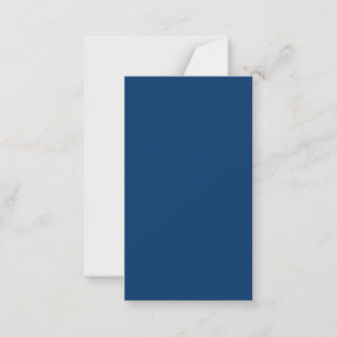 Midnight Blue Flat Note Kaart - Notitiekaartje