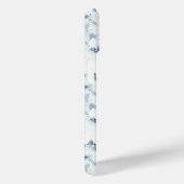 Midnight Blue Forest Waterverf Case-Mate iPhone Case (Achterkant / Rechts)