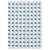 Midnight Blue Forest Waterverf Tafelkleed (Voorkant)