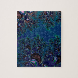 Midnight Blue Frost Fractal Legpuzzel