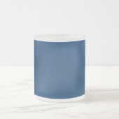 Midnight Blue Frosted Glass Mok -  (Center)