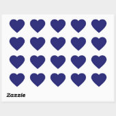Midnight Blue Heart Sticker (Vel)