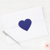 Midnight Blue Heart Sticker (Envelop)