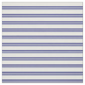Midnight Blue & Mint Cream Striped/Lined Pattern Stof (Swatch)