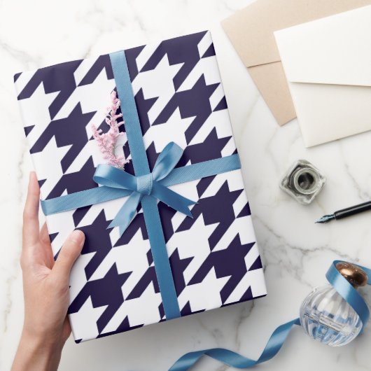 Midnight Blue Moods Wrapping Paper Cadeaupapier (Geschenken)