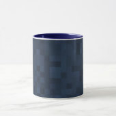 Midnight Blue Mosaic Pattern, Mok (Midden)
