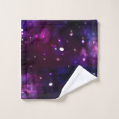 Midnight Blue Paars Galaxy Bad Handdoek (Wasdoekje)