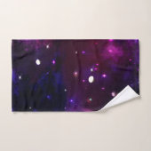 Midnight Blue Paars Galaxy Bad Handdoek (Handdoek)