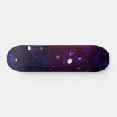 Midnight Blue Paars Galaxy Skateboard (Horizontaal)