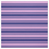 Midnight Blue & Plum Lines Pattern Stof (Swatch)