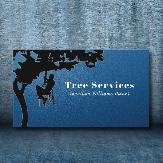 Midnight Blue Professional Tree Trimming Service Visitekaartje