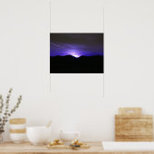 Midnight Blue Sky Poster (Keuken)
