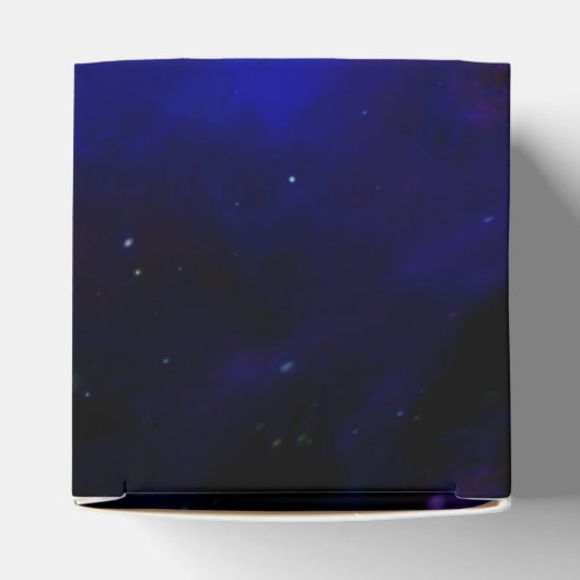 Midnight Blue Sky with Stars Bedankdoosjes (Bovenkant)