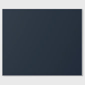 Midnight Blue Solid Cadeaupapier (Vlak)