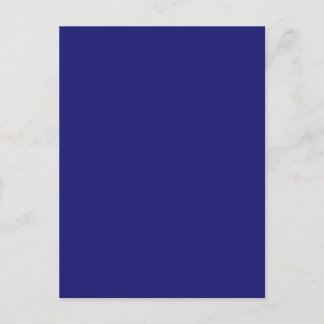 Midnight Blue Solid Color Briefkaart