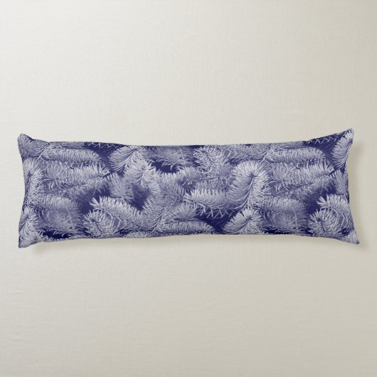 Midnight Blue Spruce Lichaamskussen (Achterkant)