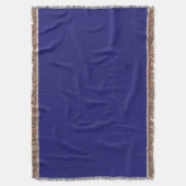 Midnight Blue Throw Blanket Deken (Voorkant Verticaal)