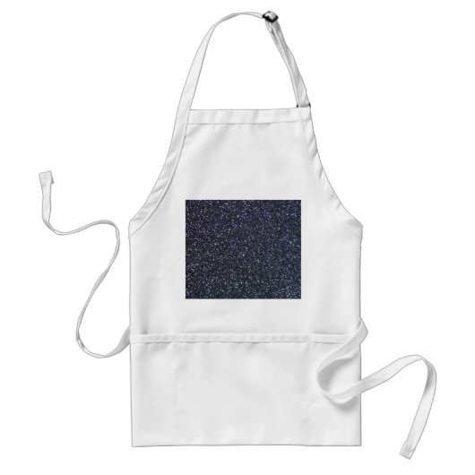 Midnight Blue Visual Sparging Style Standaard Schort (Voorkant)