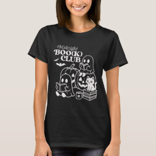 Midnight Boo (k) Club Halloween Geesten Leesboek T-shirt
