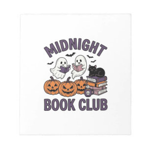Midnight Book Club Halloween leesontwerp_1 Notitieblok