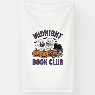 Midnight Book Club Halloween leesontwerp_1 Spandoek