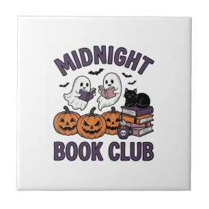 Midnight Book Club Halloween leesontwerp_1 Tegeltje