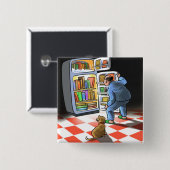 Midnight Book Snack Button (Voorkant /achterkant)