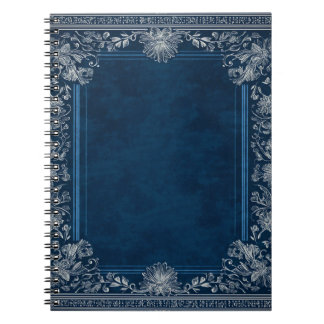 Midnight Botanical Frame Custom Notitieboek