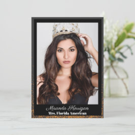 Midnight Bronze Pageant Handtekening Kaarten