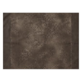 Midnight Bronze Romance | Satiny Grunge Damask Tafelkleed (Voorkant (Horizontaal))