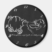 Midnight Carriage zwart Magnet Magneet (Voorkant)