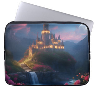 Midnight Castle Four beroemd gemaakt door Mountain Laptop Sleeve