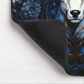 Midnight Celestial Floral Gothic Deer Muismat (Hoek)