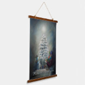 Midnight Christmas Hangend Wandkleed (Gebogen)