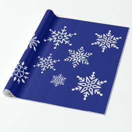 Midnight Clear - Snowflakes Cadeaupapier