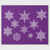 Midnight Clear - Snowflakes Cadeaupapier (Vlak)