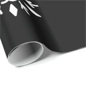 Midnight Clear - Snowflakes Cadeaupapier (Rol Hoek)