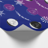 Midnight Clear - Snowman Cadeaupapier (Hoek)