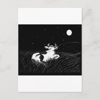 Midnight Cow Briefkaart