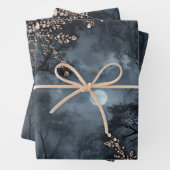 Midnight Crystal Inpakpapier Vel (In situ)