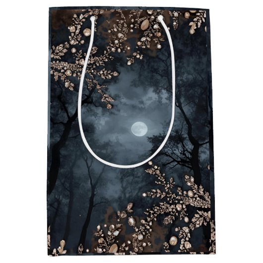 Midnight Crystal  Medium Cadeauzakje (Voorkant)