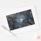 Midnight Crystal Rechthoekige Sticker (Envelop)