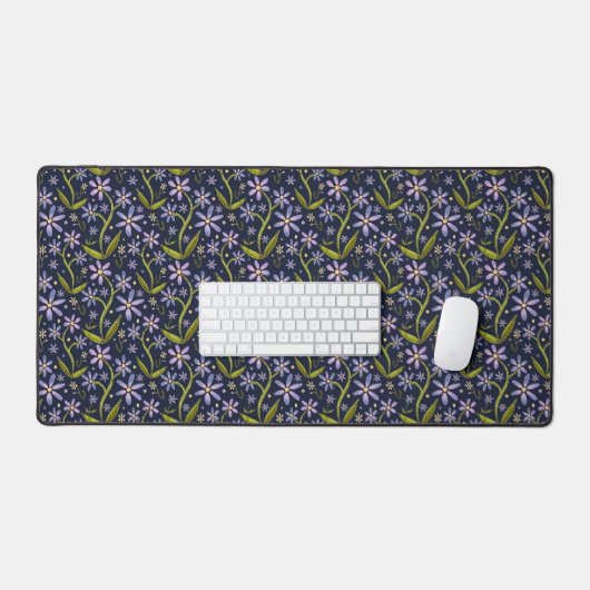 Midnight | Dancing Watercolor Daisies (Clavier et souris)