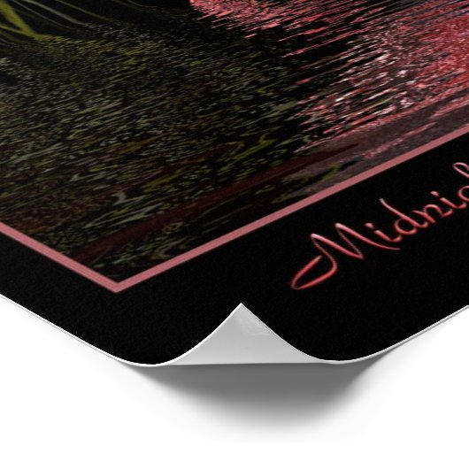 Midnight dans of the roze flamingo poster (Hoek)