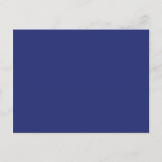 Midnight Dark Blue Personalized Navy Background Briefkaart (Voorkant)