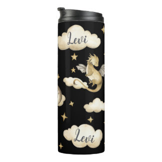 Midnight Dragon Dreams Thermal Tumbler Thermosbeker