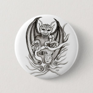 Midnight Dream - Devils Ronde Button 5,7 Cm