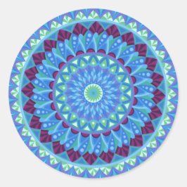 Midnight Dreams Mandala Ronde Sticker